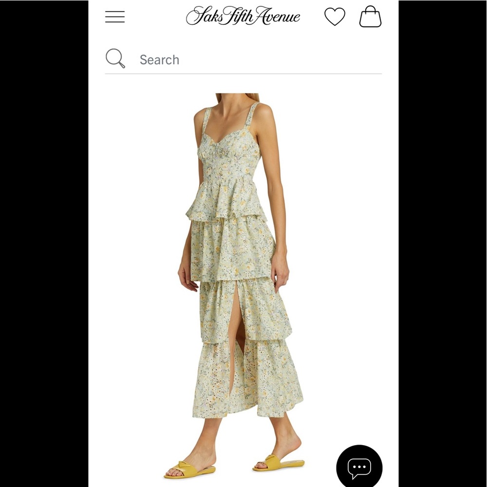 ASTR midsummer tiered floral dress size small